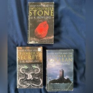 Harry Potter First Three Books- UK Edition